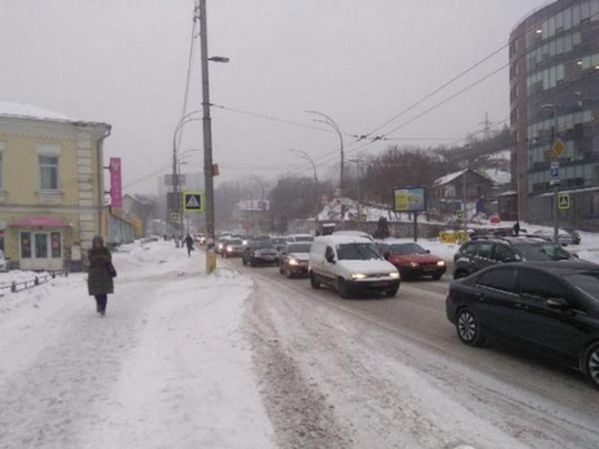 пробки в Киеве