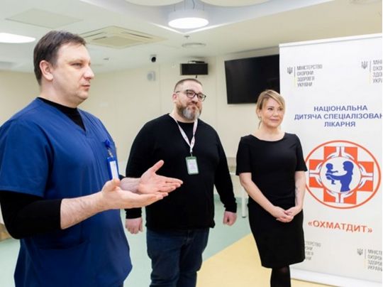 Андрій Матюха в Охматдиті