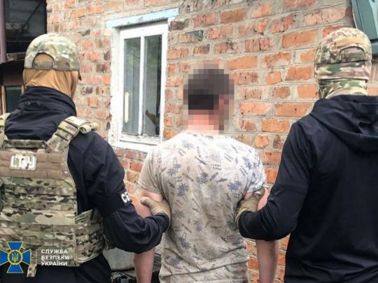 Агента фсб задержали на Житомирщине. Фото СБУ