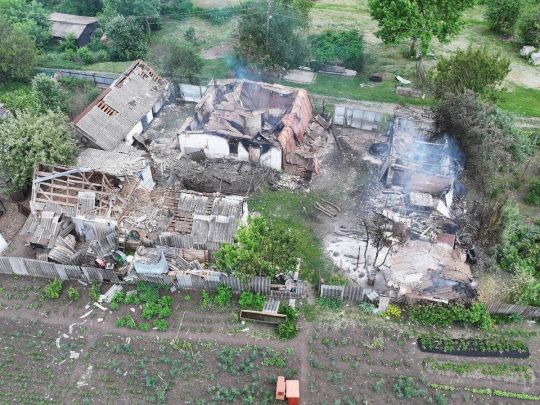 Россияне атаковали Украину дронами и ракетами. Фото Харьковской ОВА