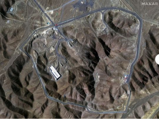 Центр Фордо після ударів США. Супутниковий знімок
