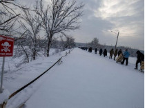 дорога к КПВВ «Станица Луганская»
