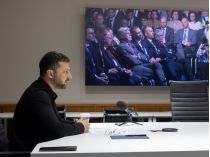 Зеленський звернувся до учасників форуму GLOBSEC. Фото ОП